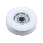 Koło Prowadnicy z rowkiem OB V oś 5mm Rolka Łożyskowana 625ZZ - Jezdna