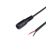 Gniazdo DC 5.5x2.1mm z przewodem 100cm 22AWG