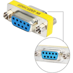 Adapter szeregowy DB9 - female - female - przejściówka